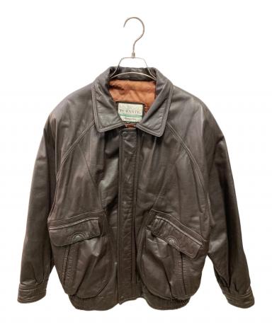 中古・古着通販】DURANTE (デュランテ) 90's レザーボンバージャケット