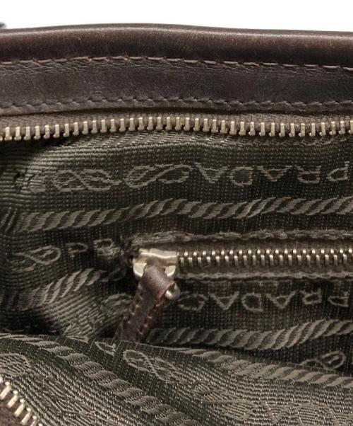 PRADA（プラダ）PRADA (プラダ) ハラコハンドバッグ アイボリーの古着・服飾アイテム