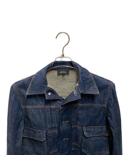 A.P.C.（アーペーセー）A.P.C. (アーペーセー) 2ndデニムジャケット インディゴ サイズ:Ｍの古着・服飾アイテム