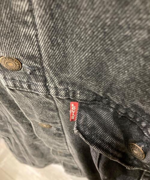 LEVI'S（リーバイス）LEVI'S (リーバイス) 裏ネルブラックデニムジャケット インディゴ サイズ:Sの古着・服飾アイテム