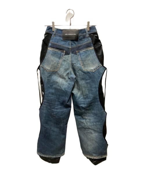 ANDERSSON BELL（アンダーソンベル）ANDERSSON BELL (アンダーソンベル) TROMPE L`OEIL LAYERED TYING PANTS インディゴ サイズ:34 未使用品の古着・服飾アイテム