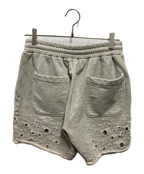 SUGARHILL（シュガーヒル）SUGARHILL (シュガーヒル) CRASHED SWEAT SHORT TROUSERS 2441000908 グレー サイズ:1の古着・服飾アイテム