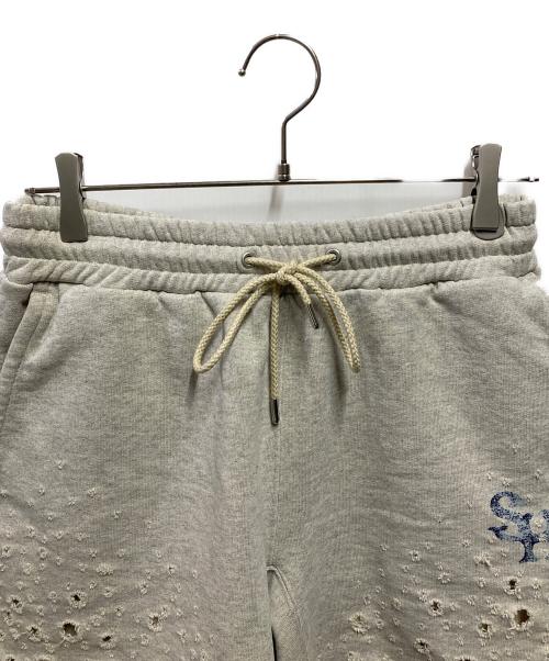 SUGARHILL（シュガーヒル）SUGARHILL (シュガーヒル) CRASHED SWEAT SHORT TROUSERS 2441000908 グレー サイズ:1の古着・服飾アイテム