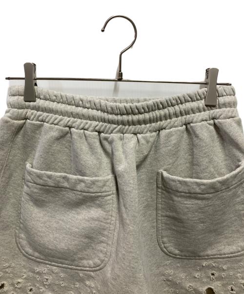 SUGARHILL（シュガーヒル）SUGARHILL (シュガーヒル) CRASHED SWEAT SHORT TROUSERS 2441000908 グレー サイズ:1の古着・服飾アイテム