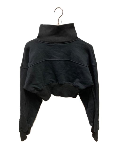 PRANK PROJECT（プランクプロジェクト）PRANK PROJECT (プランクプロジェクト) フックアイカラークロップドスウェット ブラック サイズ:FREEの古着・服飾アイテム