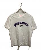 SUPREMEシュプリーム）の古着「Old English Glow S/S Top」｜ホワイト