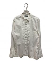 Christian Dior MONSIEUR（クリスチャンディオールムッシュ）の古着「ピンタックドレスシャツ」｜ホワイト