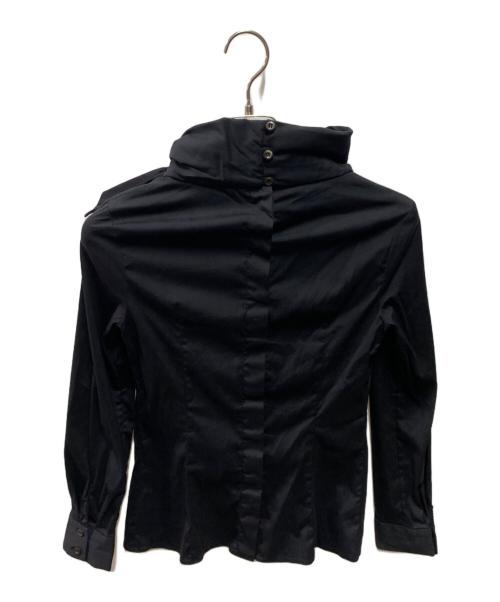 PRADA（プラダ）PRADA (プラダ) リボンブラウス ブラック サイズ:36の古着・服飾アイテム