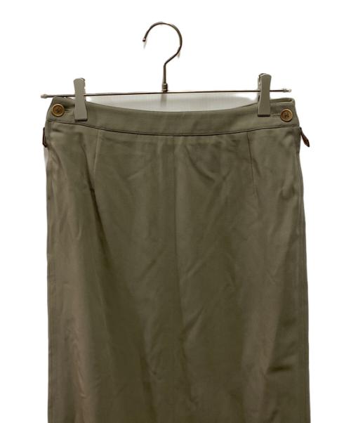 HERMES（エルメス）HERMES (エルメス) マルジェラ期 タイトロングスカート ベージュ サイズ:38の古着・服飾アイテム