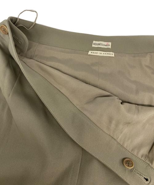 HERMES（エルメス）HERMES (エルメス) マルジェラ期 タイトロングスカート ベージュ サイズ:38の古着・服飾アイテム