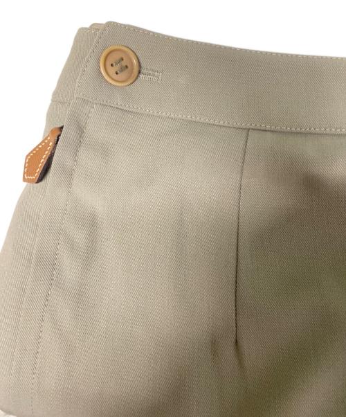 HERMES（エルメス）HERMES (エルメス) マルジェラ期 タイトロングスカート ベージュ サイズ:38の古着・服飾アイテム