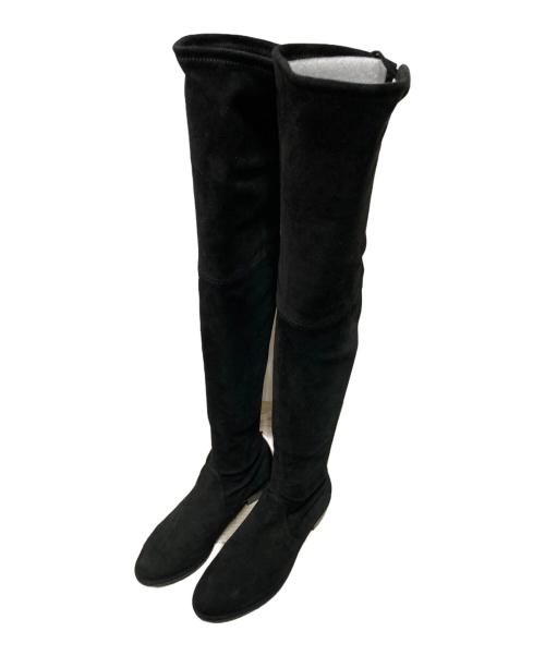 STUART WEITZMAN（スチュアートワイツマン）STUART WEITZMAN (スチュアートワイツマン) LOWLANDロングブーツ ブラック サイズ:24.5ｃｍの古着・服飾アイテム