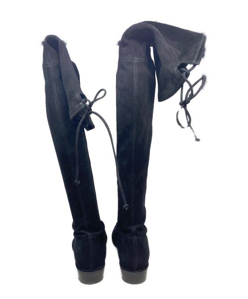 STUART WEITZMAN（スチュアートワイツマン）STUART WEITZMAN (スチュアートワイツマン) LOWLANDロングブーツ ブラック サイズ:24.5ｃｍの古着・服飾アイテム