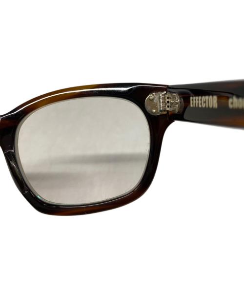 EFFECTOR（エフェクター）EFFECTOR (エフェクター) 眼鏡 ブラウンの古着・服飾アイテム