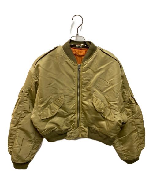 holiday（ホリデー）holiday (ホリデー) L-2B FLIGHT JACKET ベージュ サイズ:ＦＲＥＥの古着・服飾アイテム