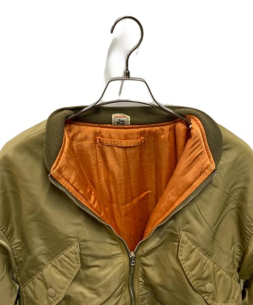 holiday（ホリデー）holiday (ホリデー) L-2B FLIGHT JACKET ベージュ サイズ:ＦＲＥＥの古着・服飾アイテム