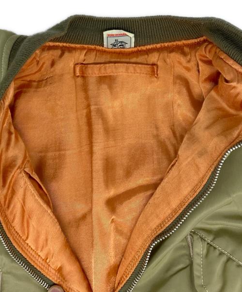 holiday（ホリデー）holiday (ホリデー) L-2B FLIGHT JACKET ベージュ サイズ:ＦＲＥＥの古着・服飾アイテム