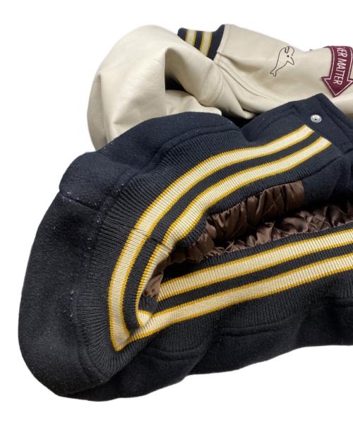 MIHARA YASUHIRO（ミハラヤスヒロ）MIHARA YASUHIRO (ミハラヤスヒロ) ROLL-UP HEM STADIUM JUMPER ブラック サイズ:40の古着・服飾アイテム