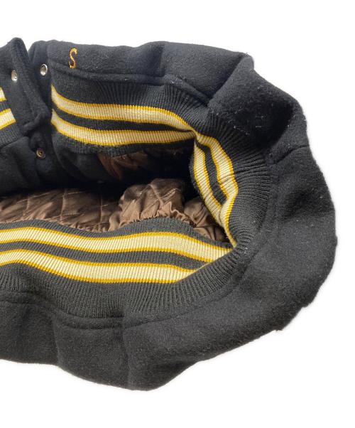 MIHARA YASUHIRO（ミハラヤスヒロ）MIHARA YASUHIRO (ミハラヤスヒロ) ROLL-UP HEM STADIUM JUMPER ブラック サイズ:40の古着・服飾アイテム