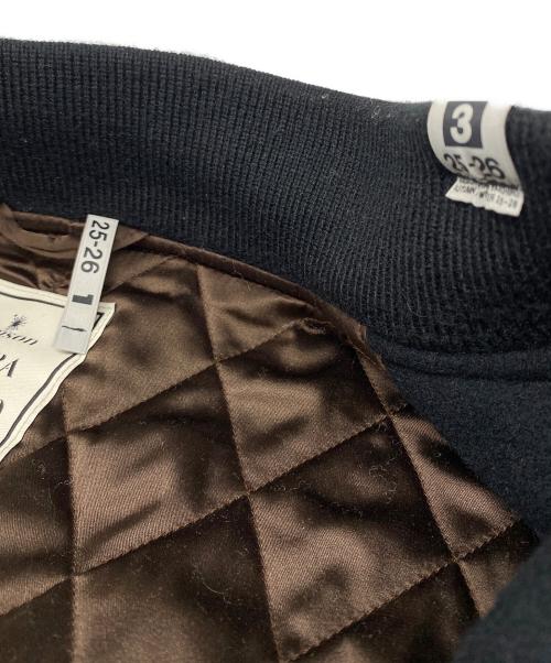 MIHARA YASUHIRO（ミハラヤスヒロ）MIHARA YASUHIRO (ミハラヤスヒロ) ROLL-UP HEM STADIUM JUMPER ブラック サイズ:40の古着・服飾アイテム