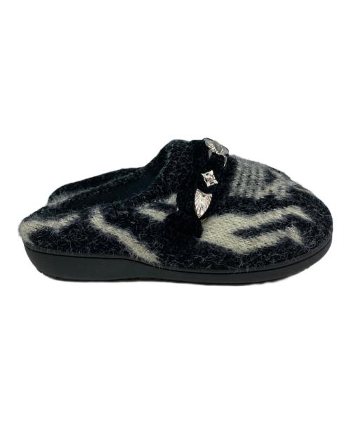 SUBU（スブ）SUBU (スブ) TOGA ARCHIVES (トーガアーカイブス) KNIT SLIP-ON ブラック サイズ:2の古着・服飾アイテム