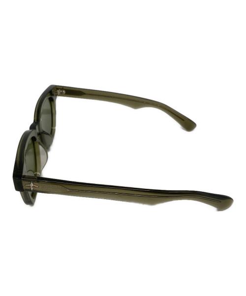 TATTOO STUDIO YAMADA（タトゥースタジオヤマダ）TATTOO STUDIO YAMADA (タトゥースタジオヤマダ) サングラス グリーンの古着・服飾アイテム