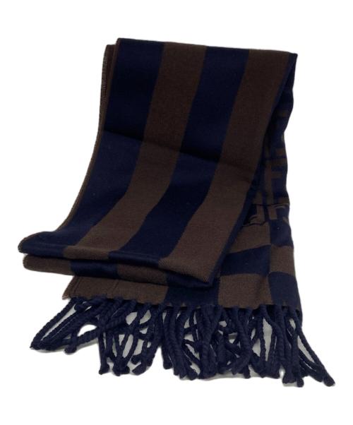 FENDI（フェンディ）FENDI (フェンディ) マフラー ブラウンの古着・服飾アイテム