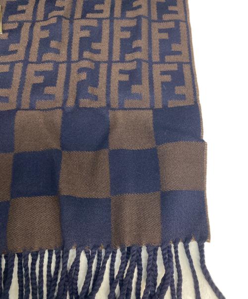 FENDI（フェンディ）FENDI (フェンディ) マフラー ブラウンの古着・服飾アイテム