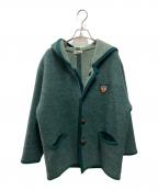 PAPASパパス）の古着「ウールジャケット」｜グリーン
