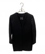 theoryセオリー）の古着「カシミヤVカラーコート」｜ブラック