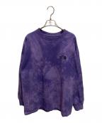 THE NORTHFACE PURPLELABELザ・ノースフェイス パープルレーベル）の古着「oz Tie Dye L/S Logo Tee」｜パープル