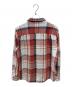 RHC Ron Herman (アールエイチシー ロンハーマン) OUTERKNOWN (アウターノーン) 10 Years Washed Blanket Shirt スカイブルー×レッド サイズ:Ｍ：13000円