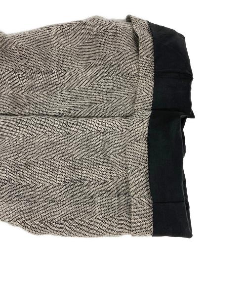 anuans（アニュアンス）anuans (アニュアンス) ヘリンボーンリネンジャケット ベージュ サイズ:FREEの古着・服飾アイテム