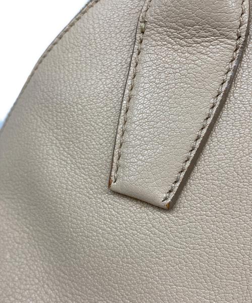 MIU MIU（ミュウミュウ）MIU MIU (ミュウミュウ) MADRAS 2WAYハンドバッグ ベージュの古着・服飾アイテム