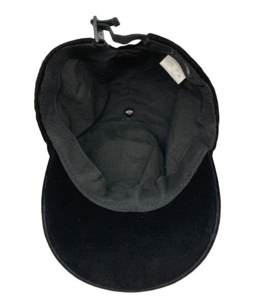 LUDLOW（ラドロー）LUDLOW (ラドロー) Cap (velvet) ブラックの古着・服飾アイテム