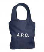 A.P.C.アーペーセー）の古着「tote ninon small」｜インディゴ