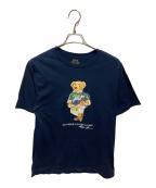 POLO RALPH LAURENポロ・ラルフローレン）の古着「Tシャツ」｜ネイビー