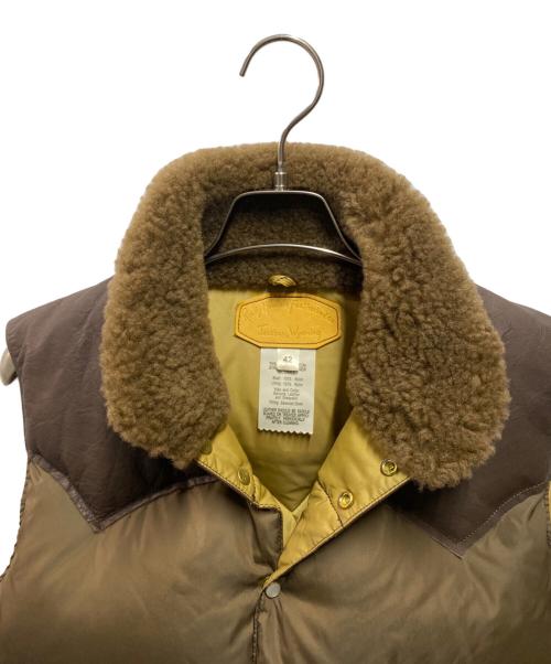 RockyMountainFeatherBed（ロッキーマウンテンフェザーベッド）RockyMountainFeatherBed (ロッキーマウンテンフェザーベッド) Christy Vest ブラウン サイズ:42の古着・服飾アイテム