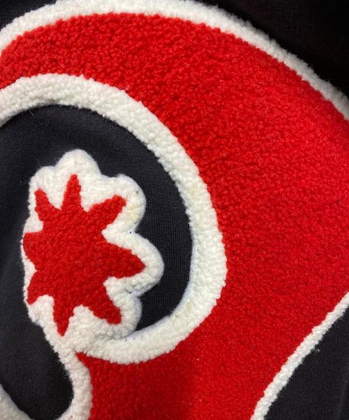 KTZ（ケーティーゼット）KTZ (ケーティーゼット) ワッペン ジップパーカー ブラック サイズ:Ｓの古着・服飾アイテム