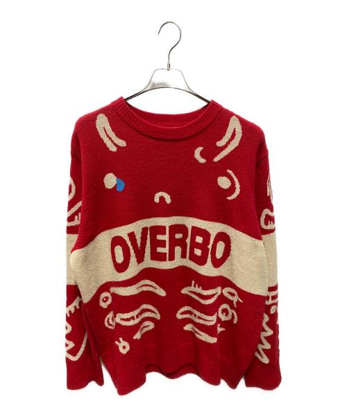 CHARLES JEFFREY LOVERBOY（チャールズ ジェフリー ラバーボーイ）CHARLES JEFFREY LOVERBOY (チャールズ ジェフリー ラバーボーイ) KNIT レッド サイズ:XLの古着・服飾アイテム