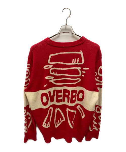 CHARLES JEFFREY LOVERBOY（チャールズ ジェフリー ラバーボーイ）CHARLES JEFFREY LOVERBOY (チャールズ ジェフリー ラバーボーイ) KNIT レッド サイズ:XLの古着・服飾アイテム