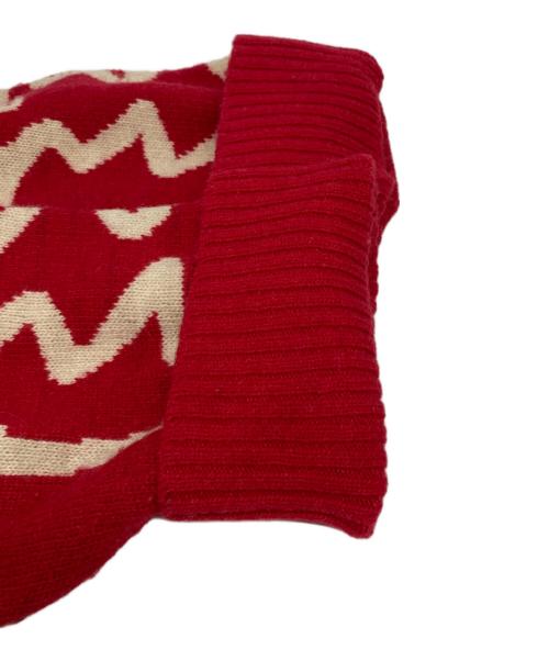 CHARLES JEFFREY LOVERBOY（チャールズ ジェフリー ラバーボーイ）CHARLES JEFFREY LOVERBOY (チャールズ ジェフリー ラバーボーイ) KNIT レッド サイズ:XLの古着・服飾アイテム