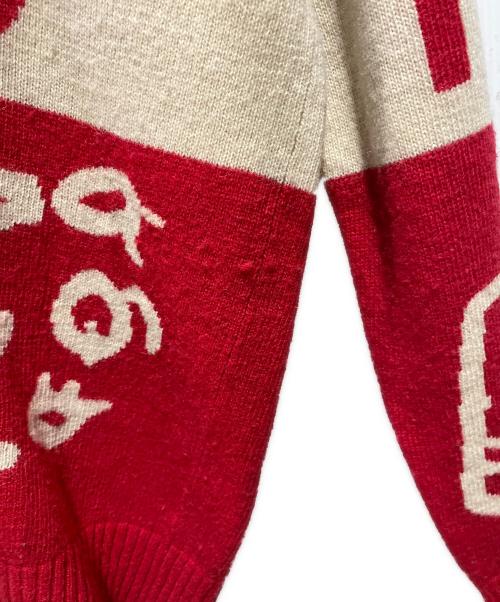 CHARLES JEFFREY LOVERBOY（チャールズ ジェフリー ラバーボーイ）CHARLES JEFFREY LOVERBOY (チャールズ ジェフリー ラバーボーイ) KNIT レッド サイズ:XLの古着・服飾アイテム