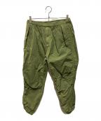 THE NORTHFACE PURPLELABELザ・ノースフェイス パープルレーベル）の古着「Garment Dye Mountain Wind Pants」｜グリーン