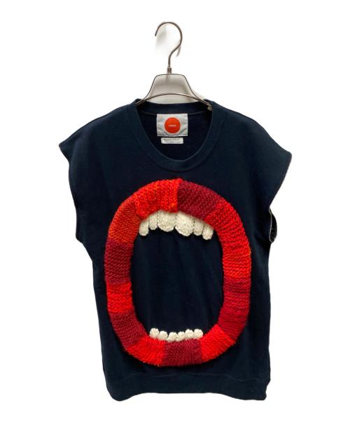 HIRO（ヒロ）HIRO (ヒロ) コモンスリーフスウェット ネイビー サイズ:Ｓの古着・服飾アイテム