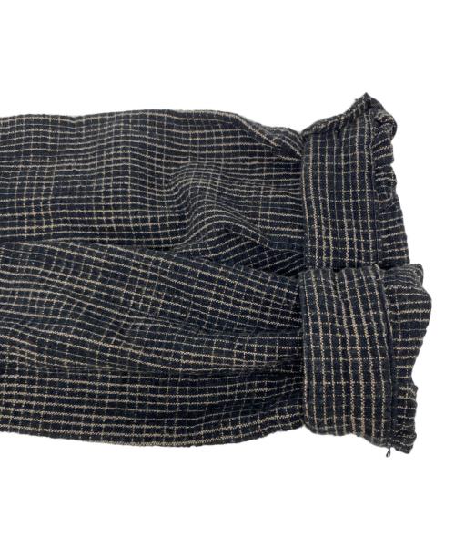 MITTAN（ミッタン）MITTAN (ミッタン) バンドカラーシャツ ブラック サイズ:3の古着・服飾アイテム