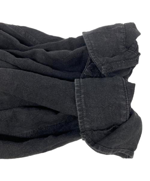 SLOW&CO（スロウアンドコー）SLOW&CO (スロウアンドコー) リネンジャケット ブラック サイズ:Ｍの古着・服飾アイテム