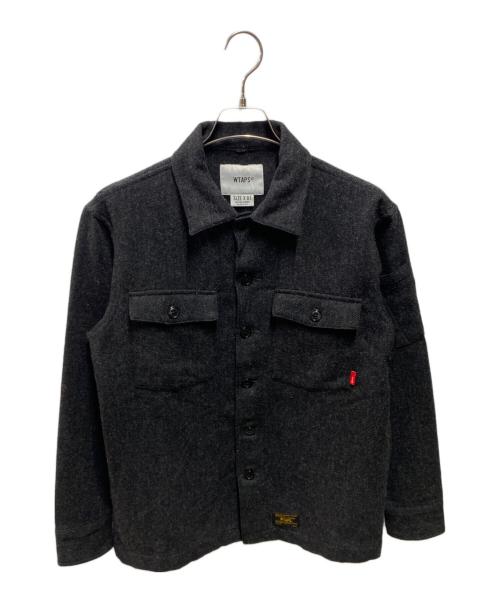 WTAPS（ダブルタップス）WTAPS (ダブルタップス) ウールシャツ グレー サイズ:1の古着・服飾アイテム