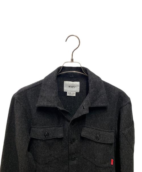 WTAPS（ダブルタップス）WTAPS (ダブルタップス) ウールシャツ グレー サイズ:1の古着・服飾アイテム