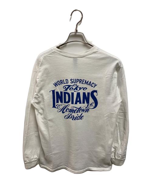 Tokyo Indians（トウキョウインディアンズ）Tokyo Indians (トウキョウインディアンズ) Tシャツ ホワイト サイズ:Ｍの古着・服飾アイテム